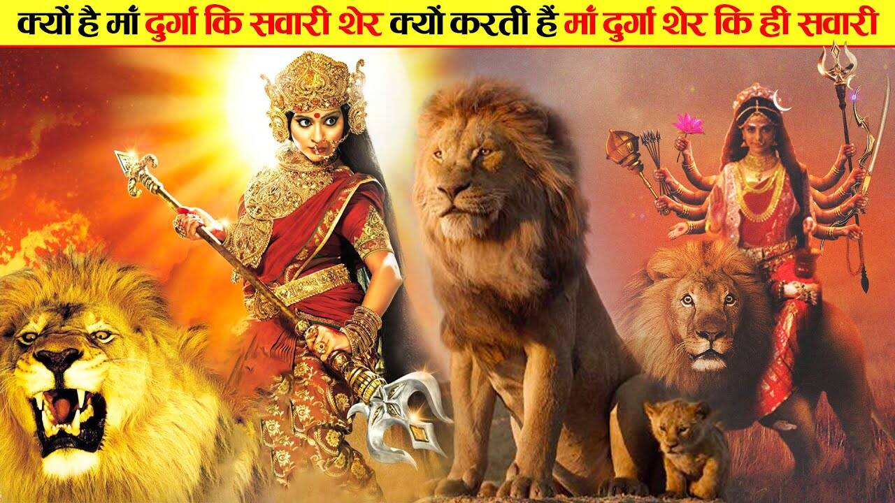 After all, why did Mother Durga choose a lion as her ride? Learn mythology and importance in this 3 -minute spiritual video