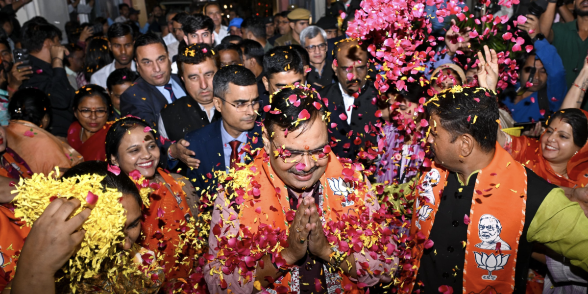The congress tasted a defeat again, BJP recorded a major victory in the municipal body of Rajasthan by -election