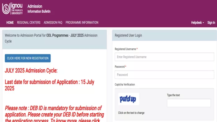 IGNOU AWARD 2025: IGNOU can start the admission process for July session can take admission to online and distance education programs