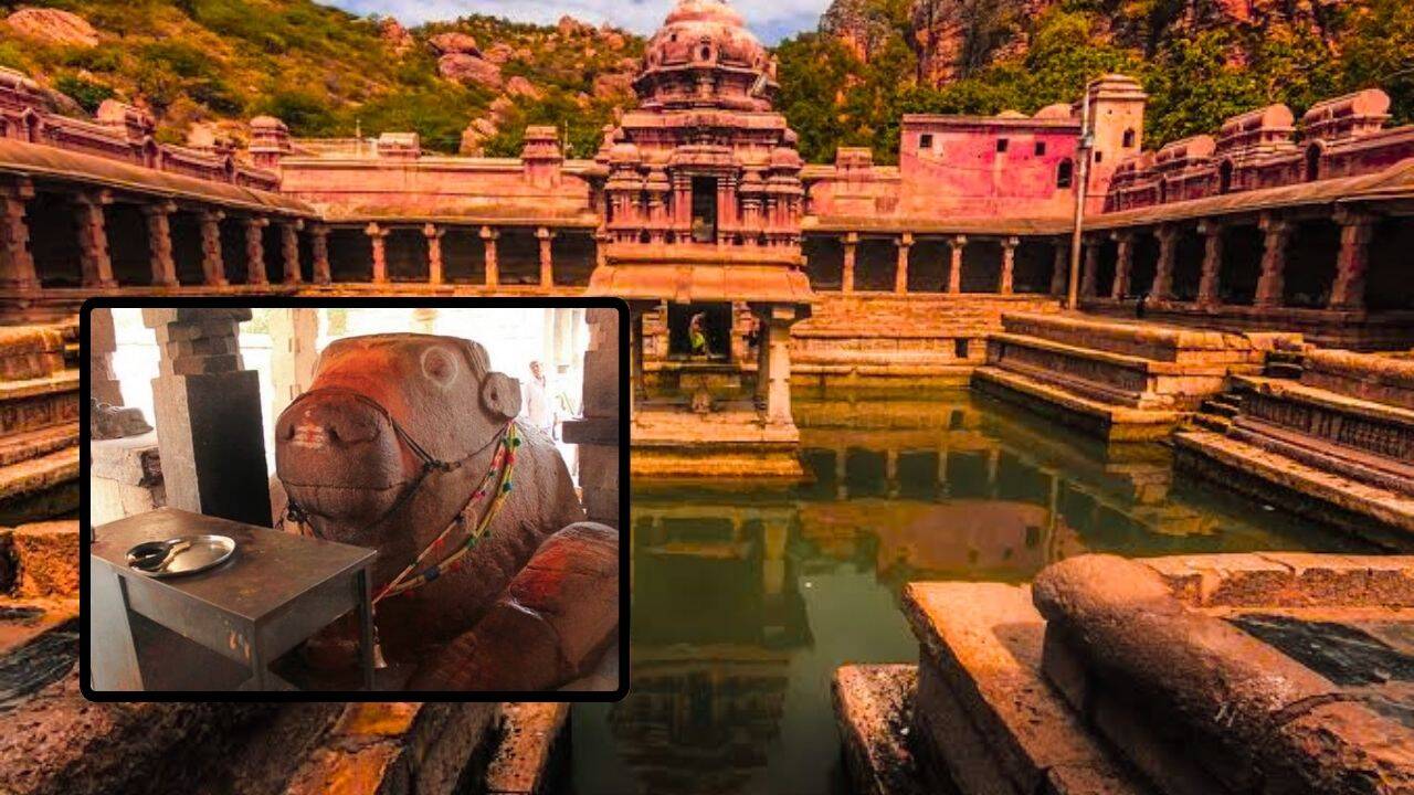 One such a mysterious Temple of Kalyug, the statue of Nandi Maharaj, is taking here