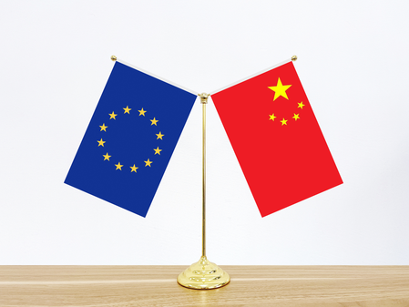 Officials of China and the European Union discuss the challenges of the enterprise