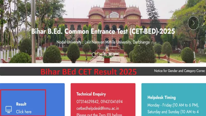 Bihar Bed Cet Result 2025: Bihar B.Ed Admission Examination results declared, scorecard these steps download – Bihar Bed Cet Result 2025: Bed The Admission Examination Result with these steps declared