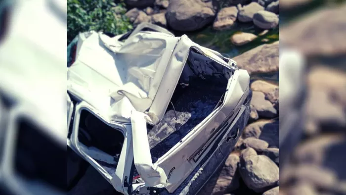 The painful accident in Udhampur, Jammu and Kashmir fell the vehicle in 200 feet deep ditch; Driver’s death – Road accident in Udhampur Eco vehicle falls into the Kloof Manager