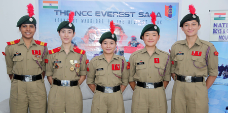 NCC cadets created history, Mount Everest