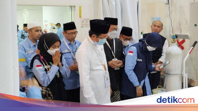 Minister of Religion checks the services of the Indonesian pilgrims to be treated at Kkhi Makkah