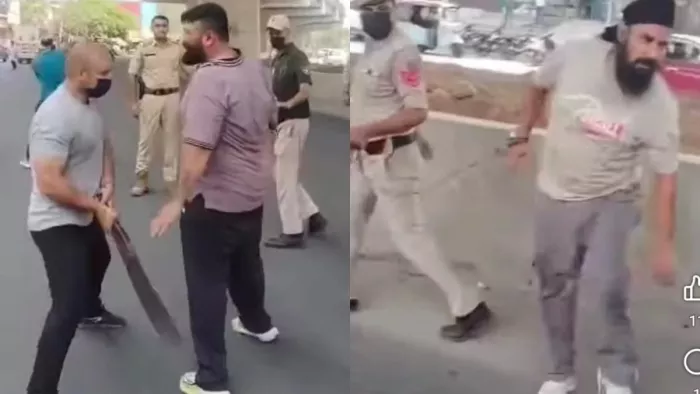 JAMMU NEWS: Police carving that was seen in Jammu has publicly walked criminals on the road; People are stunned – Jammu police beat in public that gangwar has a strong message against crime