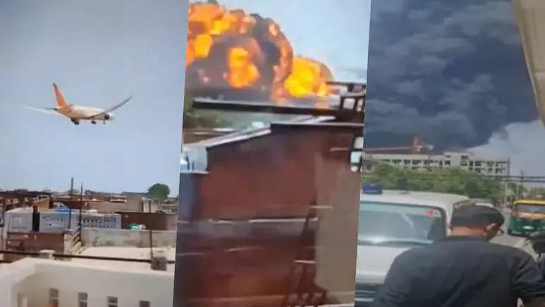 The eyes of the plane saw in Ahmedabad, the plane came down as soon as he flew