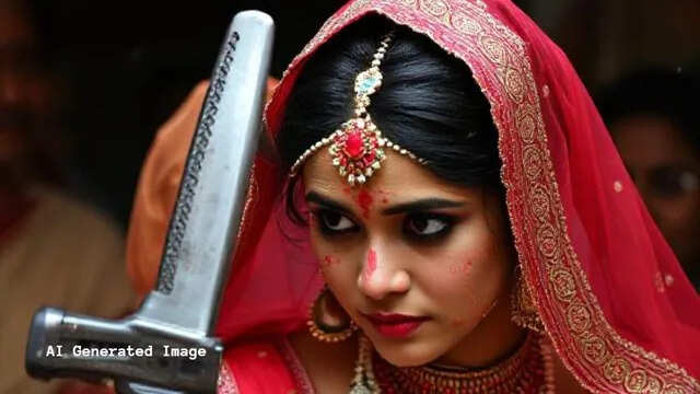 Woman attacked her husband with an ax, married three weeks ago