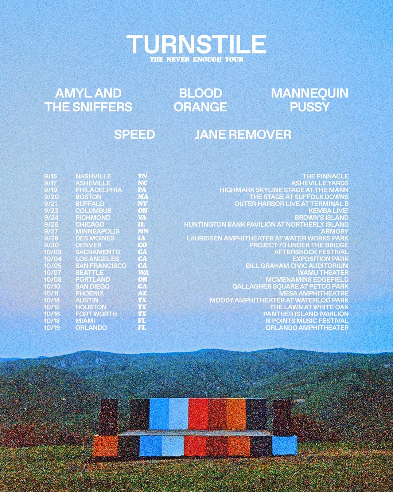 TURNSTLE ANNOUNCE The Never Enough Tour – ryan