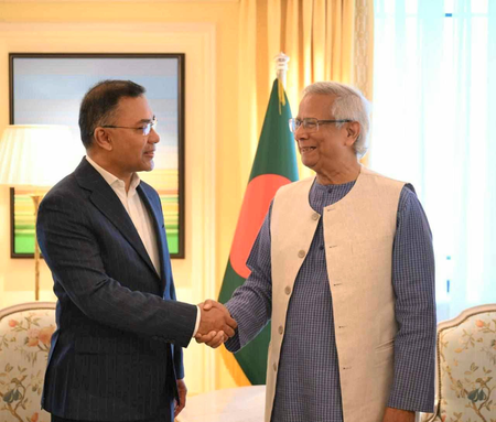 Mohammad Yunus and BNP leader Tariq Rahman met in London, discussion on the upcoming election
