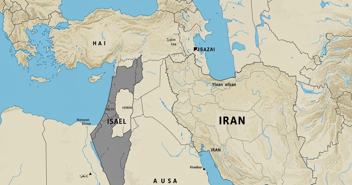 How far is Israel of Iran, 2-3 countries in the middle, why would there be no land war