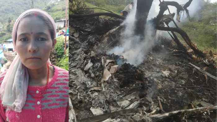 Kedarnath Helicopter Crash: Scary Manjar in Sanju Japarel’s courtyard, told the fierce story