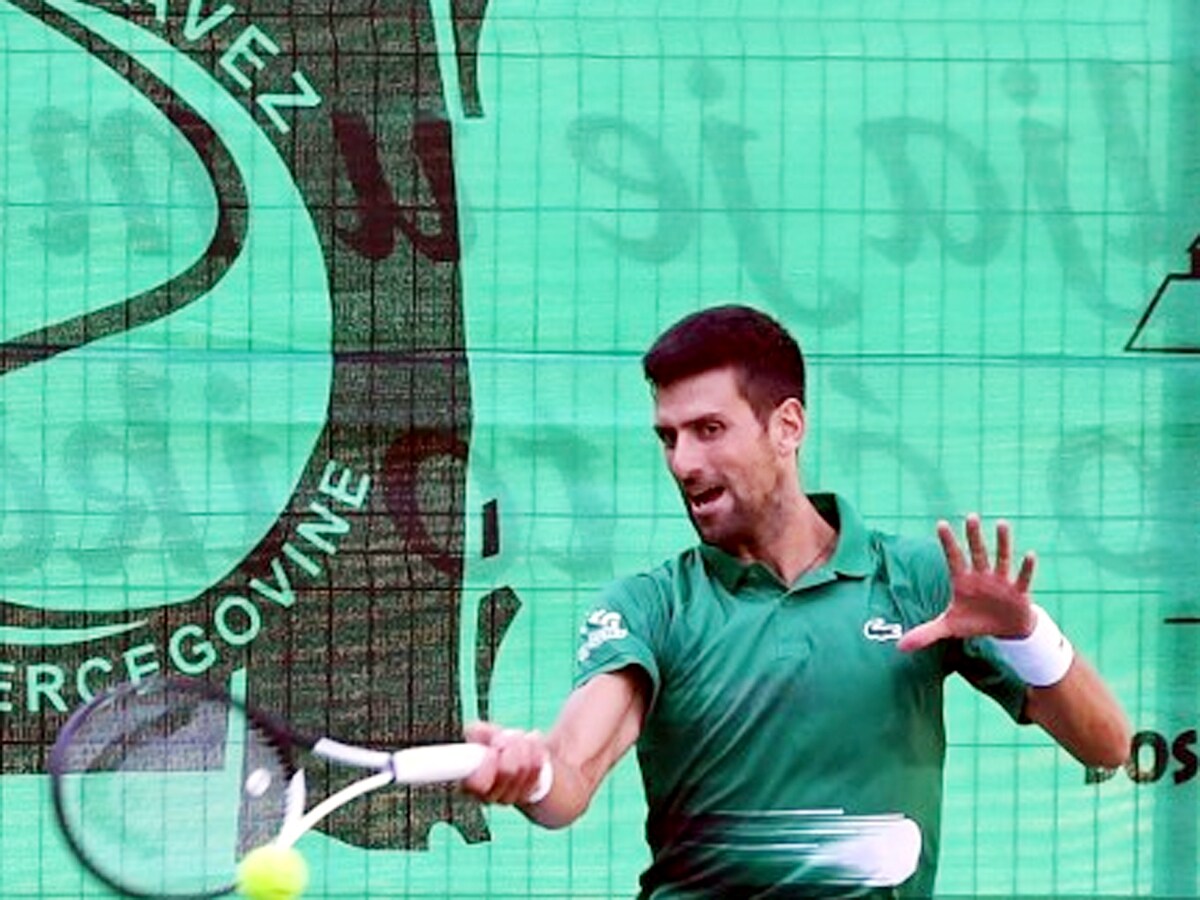 Novak Djokovic, Federer, Nadal and Andy Murray play with Murray, 66 out of the last 76 Grand Slam