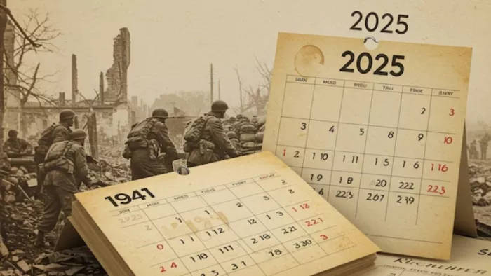 Date, day accidents and events … everything! Oh God, what will happen again 84 years old incidents? – 2025 calendar is 2025 a repeat of 1941 shocking similar and world war fear and conflicts know what the reasons are