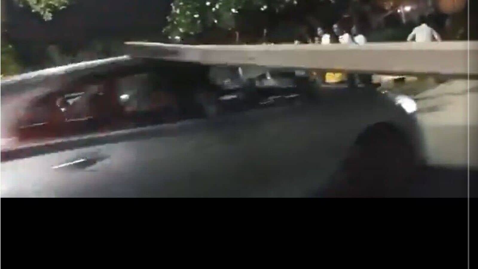 NEIDA: Duo Rams specning car in crowd over parking dispping outside Supertech Supernova Society | Shocking Video | Today news
