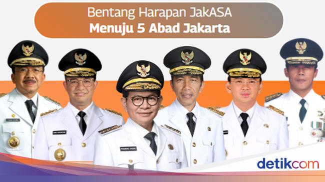 Former governors unveiled hope in the 498th anniversary of Jakarta