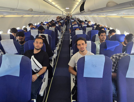 ‘Operation Indus’ began with the safer return of Indians from Iran, airplane leaves with 110 students