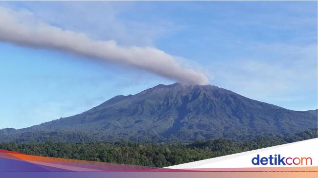 Mount Raung Erupsi, the ascolom reaches 2 thousand meters