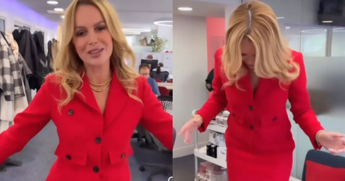 amanda-holden-labelled-‘woman-in-crimson’-by-fans-in-jackie-o-inpired-excessive-boulevard-co-or