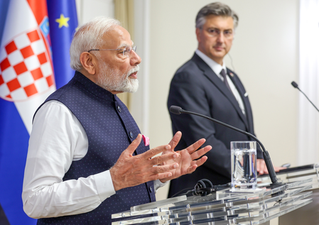 Premier Modi invited the Prime Minister of Croatia to come to India, says Terrorism is the enemy of humanity