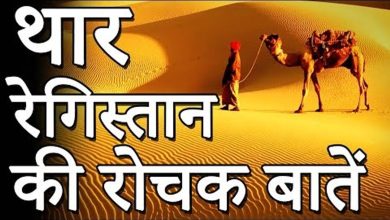 Watch in the video 10 shocking facts of Thar desert, you will also be forced to wander here