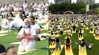 Live updates: International Yoga Day Today PM Modi yoga will do with three lakh people in Visakhapatnam -Live Updates International Yoga Day is celebrated all over the world today PM Modi