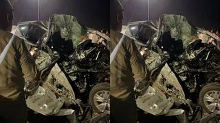 Rampur -Crash: Innova flew into a fierce collision with a tractor trolley
