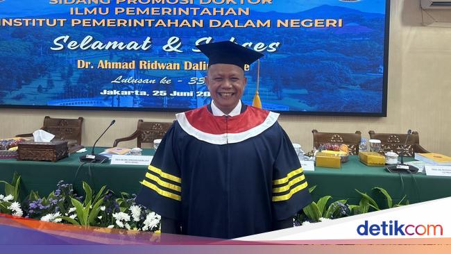 Trading of Food Security, Media Practitioner Ridwan Dalimunthe won a doctorate