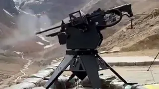 Ai Machine Gun: Now Bharti’s AI machine will identify the enemy itself and pass the trial test -India tested successfully AI lights machine guns in a high height site