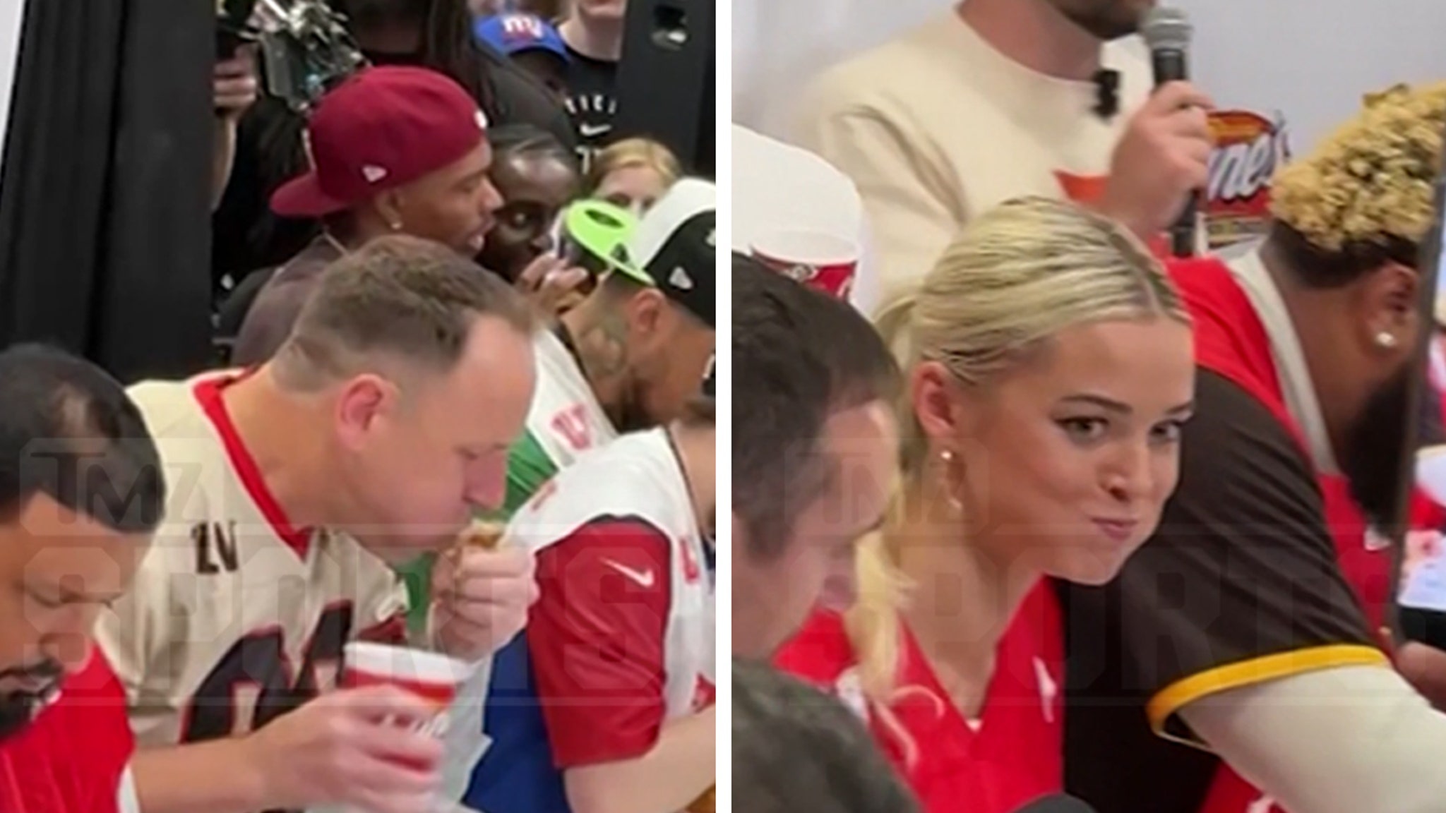 joey-chestnut-wins-chicken-fingers-though-provoking-contest-over-livvy-dunne,-celebs