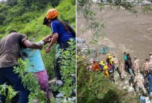 Big accident in Rudraprayag, Uttarakhand, Mini -Bus full of pilgrims fell in Alaknanda River, 10 people missing
