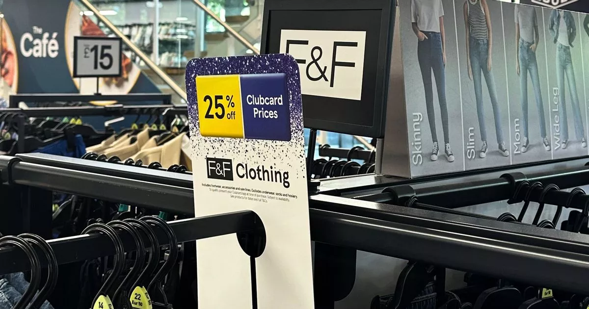 enormous-news-for-tesco-shoppers-as-f&f-shows-subsequent-25%-off-sale-and-‘immense’-replace
