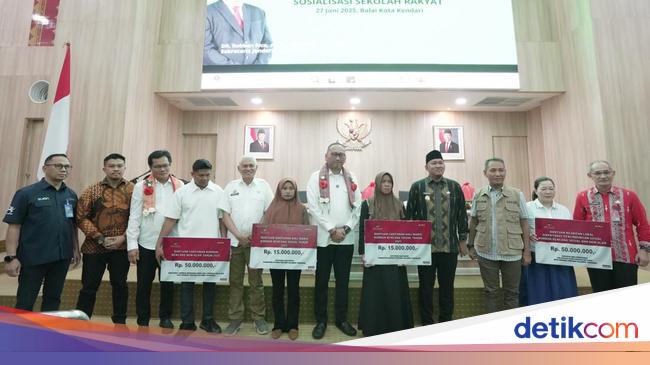 Ministry of Social Affairs Santuni family victims of KKB shooting and fires in Kendari