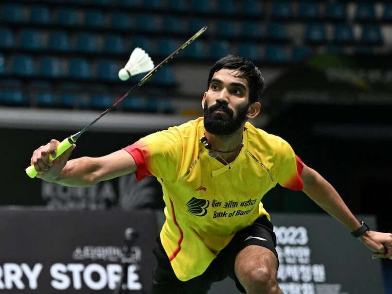 Former World No. 1 Kidambi Srikanth from the current US Open Badminton Tournament