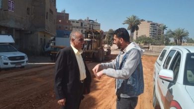 رئيس حى شرق يقوم يتابع تنفيذ مراحل أعمال رصف وتطوير شارع مصرف مسطردددcing – ryan