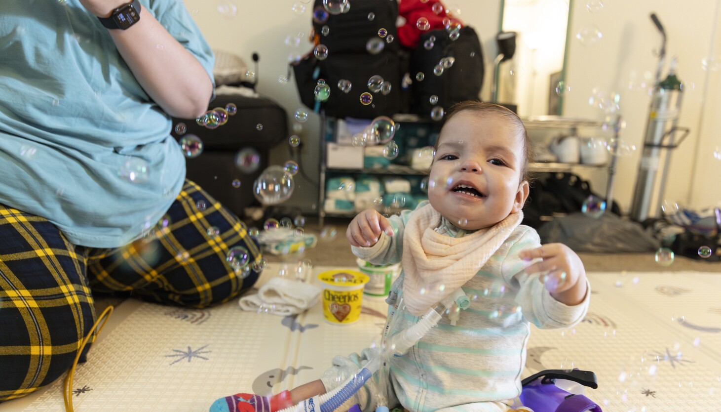 Medicaid helps keep this Illinois toddler alive and at home. Her mom worries cuts could put it all at risk. – ryan