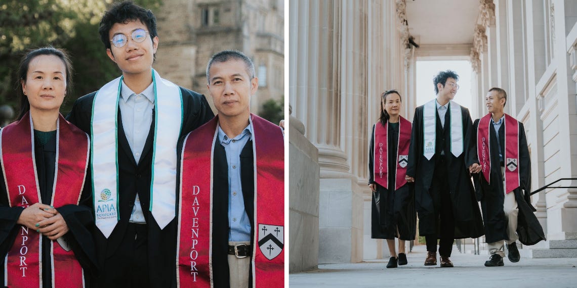 My immigrant pars attended my yale gradation; It was Moving – ryan