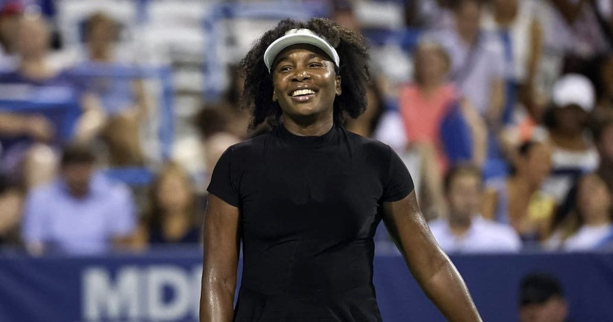 45 -Year -Polle Venus Williams wins a single match to Navrativa
