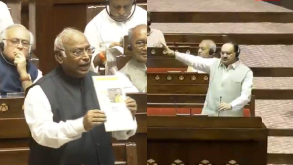 JP Nadda clashed with Kharge in Rajya Sabha! Congress has had problems by questioning Operation Sindoor