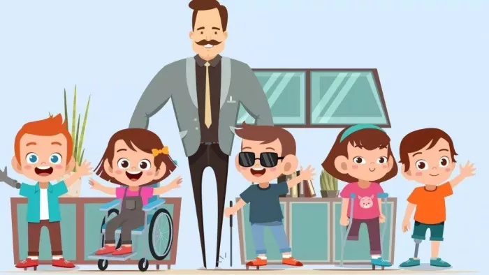 Bihar government has given a great gift to disabled children, many benefits will be done with spiritual development – intellectual disability sets that are distributed to children