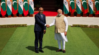 PM Modi’s impressions under Mujuju’s rule! India has dominated the government building of Maldive