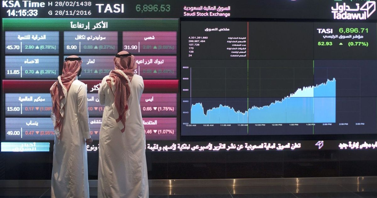 Banks lead the Saudi Stock Exchange to the highest daily leap in a month