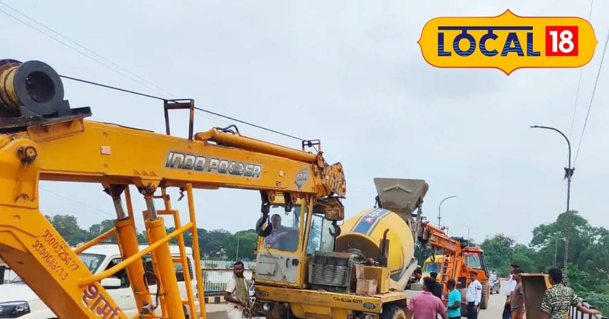 The driver ran away and left the machine on the middle road, and then the police did to handle traffic …
