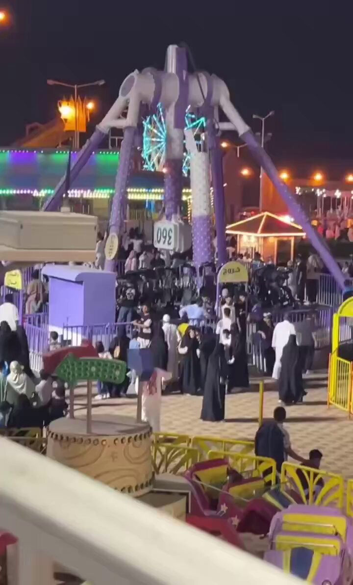 متداول: سقوط لعبة كهربائية في منتزه ترفيهي بمنطقة الهدا في #الطائف