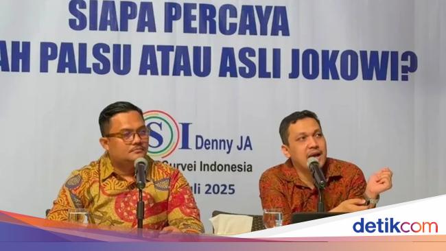 LSI Denny Yes Record: 74.6% of the public does not believe the issue of Jokowi’s false diploma