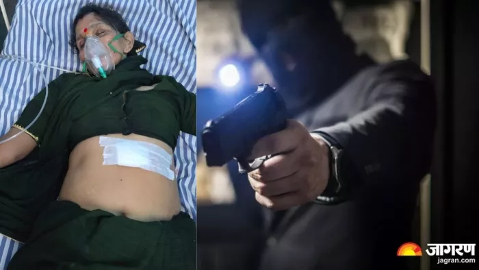 Mathura News: In domestic disagreement, the husband shot his wife and also injured himself – man shoots woman suicide to household dispute in Mathura