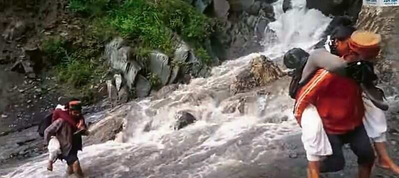 No bridge, just bravery, schoolchildren from Bharmour dare their lives to learn