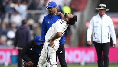 Fracture in the thumb of Rishabh pant, for 6 weeks … Team India was very fast in Manchester Test