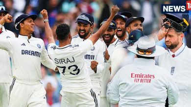 Who is the Pakistani person who was the five days of the oval test with Team India