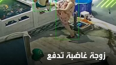 تصرف مفاجئ! مشهد طريف وغريب في آن معا، حيث أقدمت زوجة غاضبة في الصين على دفع زوجها إلى بركة…